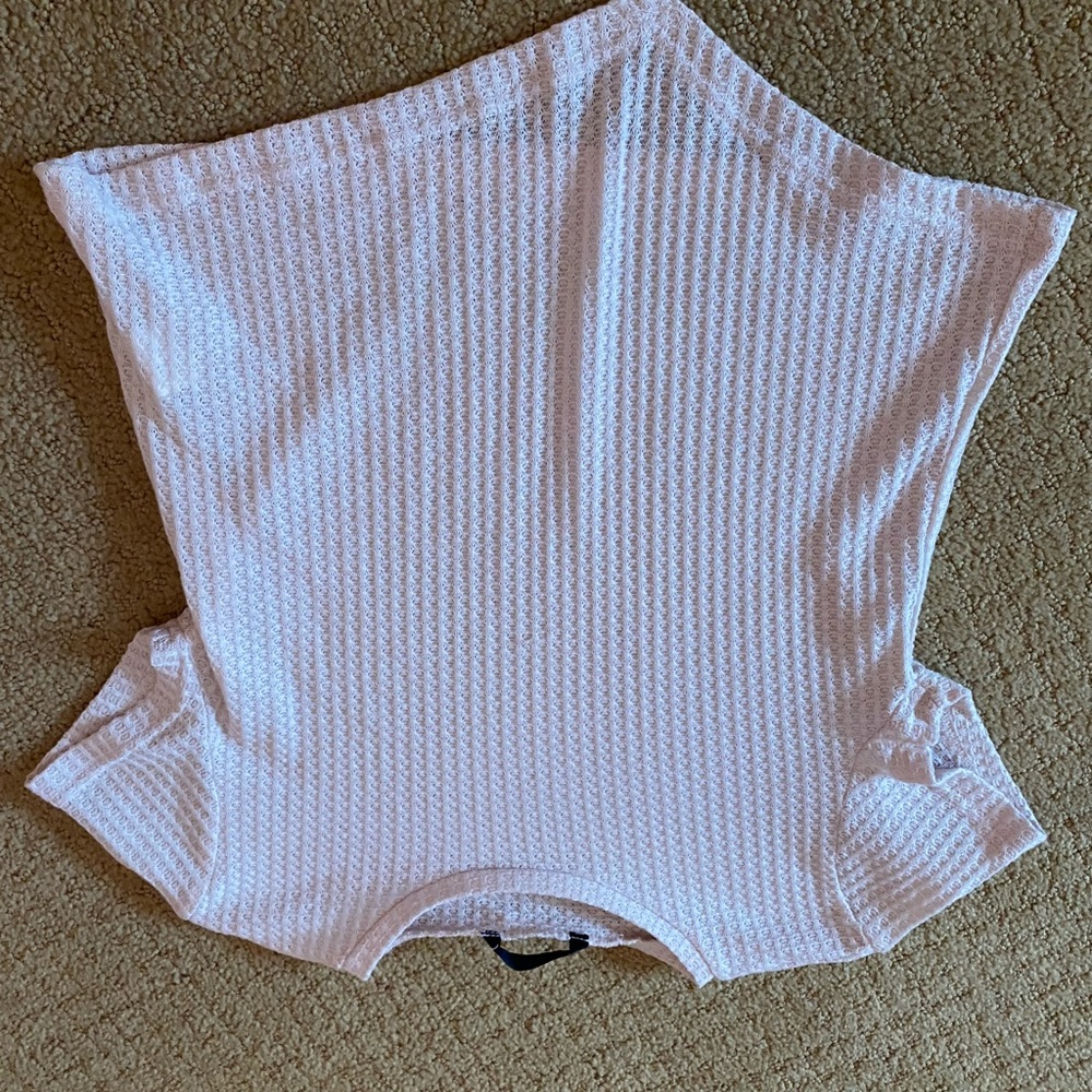 SHEIN tan knit top